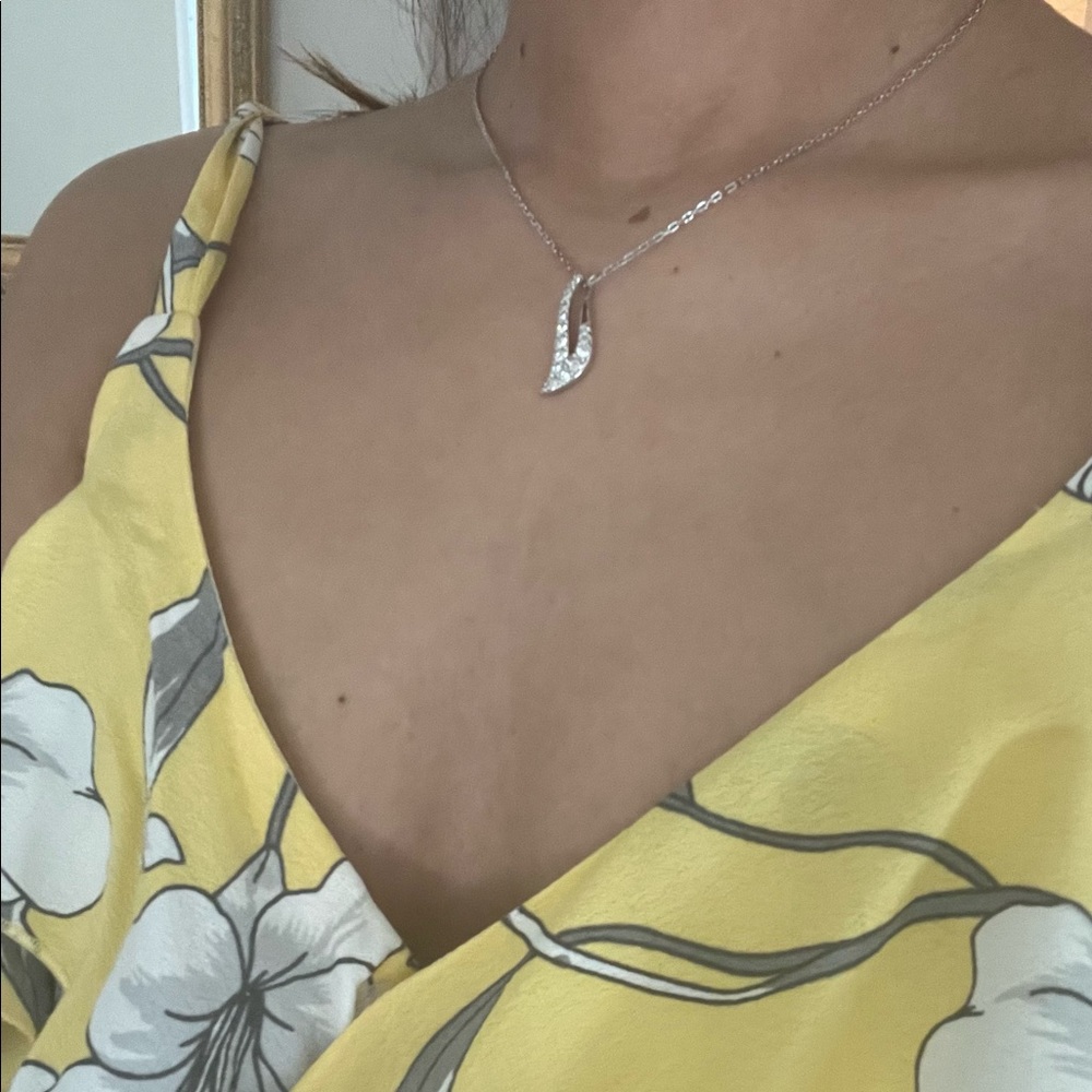 Swarovski Silver-Tone Crystal necklace